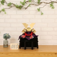 五月人形 工房天祥 兜飾り 国宝 純金箔押し 竹雀之兜 8号 兜 奈良春日大社所蔵模写 横幅26cm