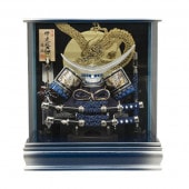 五月人形 工房天祥 ケース飾り 結弦兜 横幅43cm