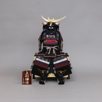 五月人形 工房天祥 鎧飾り 腹巻鎧10号 上杉謙信公之鎧 単品 下散錣 色々縅 横幅45cm