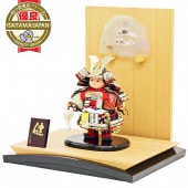 五月人形 工房天祥 子供大将飾り 健ちゃんシリーズ 大鎧着 ミニ健ちゃん 段威 横幅50cm