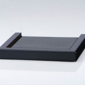 五月人形 高岡銅器 戦国武将兜 飾り台 黒 横幅25cm ging-053-f1