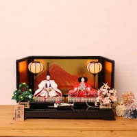 雛人形 久月 親王飾り 平飾り 大人の雛まつり重陽の節句 横幅67cm