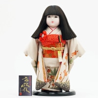 市松人形 齊藤公司作13号 正絹本仕立 横幅33cm