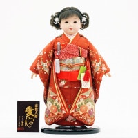 市松人形 齊藤公司作13号 横幅33cm