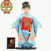 市松人形 齊藤公司作13号 横幅33cm