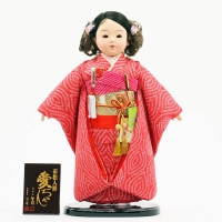 市松人形 齊藤公司作13号 横幅33cm