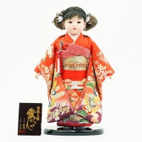 市松人形 齊藤公司作13号 横幅33cm