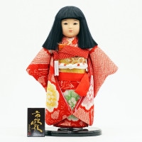 市松人形 齊藤公司作13号 横幅33cm