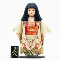 市松人形 齊藤公司作13号 横幅33cm