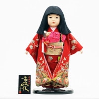 市松人形 齊藤公司作13号 横幅33cm