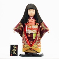 市松人形 齊藤公司作13号 横幅33cm