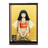 市松人形 公司作 市松人形13号 ケース飾り 横幅43cm