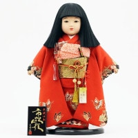 市松人形 齊藤公司作13号 正絹本仕立 横幅35cm