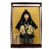 市松人形 久月 市松人形13号 男の子 ケース入り 横幅41.5cm