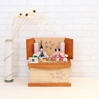 雛人形 ひひな 収納飾り 柳親王 ティピシリーズ 横幅40cm