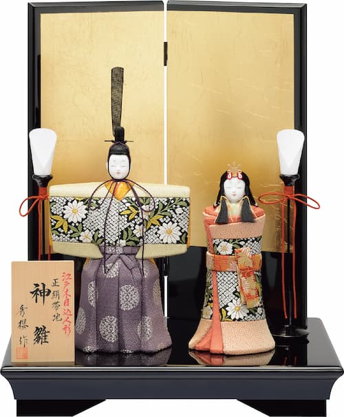 一秀 秀櫻 神雛 (5号・正絹帯地) 木目込み