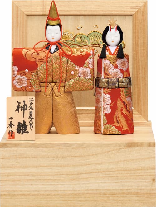 一秀 神雛 (松・収納) 木目込み