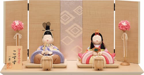 一秀 親王飾 (こすず16号) 木目込み