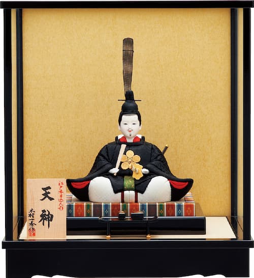 一秀 浮世人形 (天神25号・ケース入) 木目込み