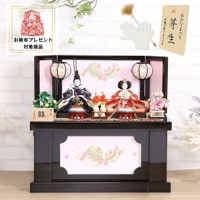 雛人形 宴桜 収納飾り 芥子親王飾り 手鞠刺繍 横幅55cm