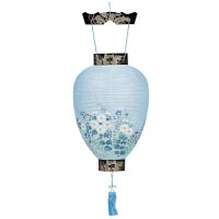 盆提灯 極上 黒蒔絵 紙張 29x80cm 7営業日以内に発送 1/15より順次発送