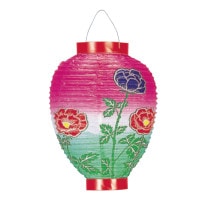 盆提灯 六寸岐阜 紙製 棒付 16x28cm 7営業日以内に発送 1/15より順次発送