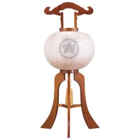 盆提灯 けやき調 白雪輪 絹二重 12号H 36x92cm 極厚18mm 7営業日以内に発送 1/15より順次発送