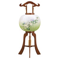 盆提灯 けやき調 東華 V紙張 10号H 33x82cm 回転風車付 7営業日以内に発送 1/15より順次発送