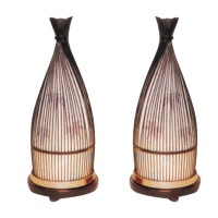 盆提灯 てまり 1号黒 押し花 回転付 対入 竹材 33cm 7営業日以内に発送 1/15より順次発送