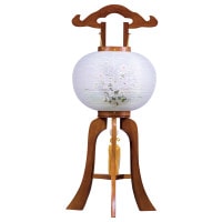 盆提灯 栓けやき 秋季 絹二重 9号H 27x69cm 7営業日以内に発送 1/15より順次発送