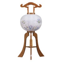 盆提灯 栓けやき 瑞穂 絹二重 12号H 36x92cm 極厚18mm 無垢材 7営業日以内に発送 1/15より順次発送