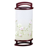 盆提灯 水月 2号 芙蓉ボカシ 加工紙 54cm 回転風車付 7営業日以内に発送 1/15より順次発送
