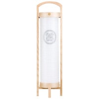 盆提灯 月あかり ナチュラル 白二重 6号 23x84cm 組立済 7営業日以内に発送 1/15より順次発送