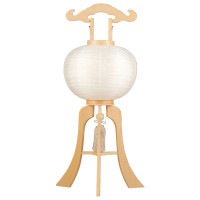 盆提灯 白木 白紋天二重 12号H 36x90cm 7営業日以内に発送 1/15より順次発送