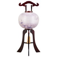 盆提灯 銘木本ざくら 紫乃 絹二重 11号W 36x86cm 極厚18mm ワンタッチ仕様 7営業日以内に発送 1/15より順次発送