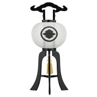 盆提灯 家紋用行灯 姫あんどん 9号 本塗 15W 絹張 無地 天然木 10営業日以内に発送 1/15より順次発送