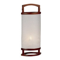 盆提灯 置き提灯 涼行灯 有楽 澤木 25W 手漉き美濃和紙張 落水 天然木 ●7営業日で発送／家紋・名入の場合+10日間 1/15より順次発送