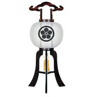 盆提灯 家紋用行灯 誉あんどん 10号 誉あんどん 黒檀 25W 絹張 無地 天然木 ●7営業日で発送／家紋・名入の場合+10日間 1/15より順次発送