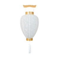 盆提灯 吊り提灯 御所提灯 白紋天 梅印 紋天 紙張 紙製 箱入 ●7営業日で発送／家紋・名入の場合+10日間 1/15より順次発送