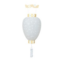 盆提灯 吊り提灯 御所提灯 白紋天 花印 紋天 紙張 天然木 ●7営業日で発送／家紋・名入の場合+10日間 1/15より順次発送