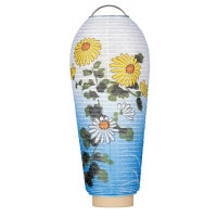 盆提灯 置き提灯 ミニサイズ 小珠 美濃菊 紙張 プラスチック ●7営業日で発送／家紋・名入の場合+10日間 1/15より順次発送