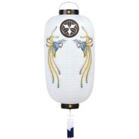 盆提灯 家紋用門提灯 岩城 極楽鳳凰 40W 紙張 極楽鳳凰 天然木 10営業日以内に発送 1/15より順次発送