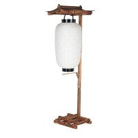 盆提灯 お飾り用品 提灯スタンド 屋形焼杉 天然木 ●7営業日で発送／家紋・名入の場合+10日間 1/15より順次発送