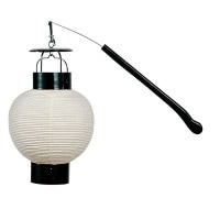 盆提灯 祭礼提灯 馬乗提灯 八寸 箱入 紙張 無地 ●7営業日で発送／家紋・名入の場合+10日間 1/15より順次発送