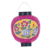 盆提灯 装飾提灯 上八天丸 棒付 ●7営業日で発送／家紋・名入の場合+10日間 1/15より順次発送