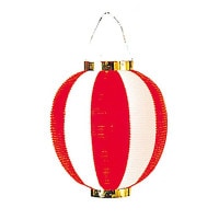 盆提灯 装飾提灯 尺丸 ポリ特大 ポリ提灯 赤白 ●7営業日で発送／家紋・名入の場合+10日間 1/15より順次発送