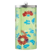 盆提灯 回転筒 完成型 中 緑 花柄 ●7営業日で発送／家紋・名入の場合+10日間 1/15より順次発送