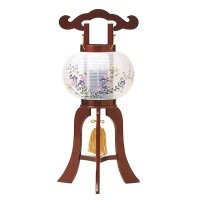 盆提灯 銘木行灯 6号まどかワイン 15Wクリア 廻転 回転灯 7営業日以内に発送　
