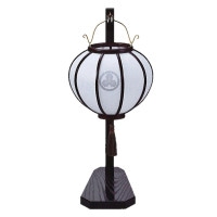 家紋入創作提灯 スタンド付き雪洞 (コードレスタイプ)ほうずき雪洞 (大) 白無地 7営業日以内に発送　