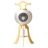 盆提灯 家紋入提灯 10号本桐紋天 25W白 7営業日以内に発送　